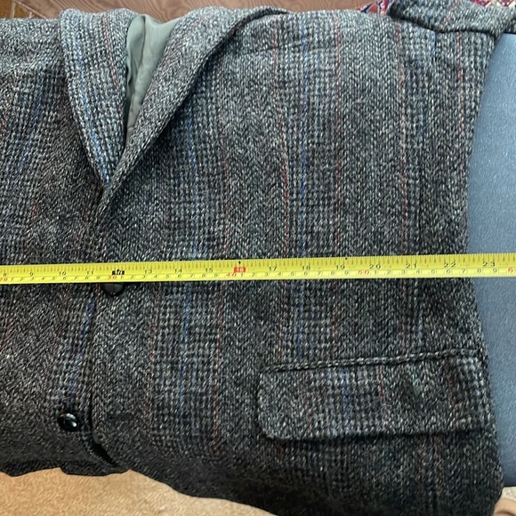 Harris Tweed Vintage sports jacket size 46L 1980s - Picture 8 of 11